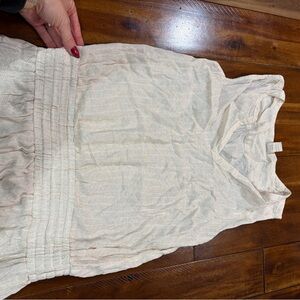 Cream Sleeveless Prana dress